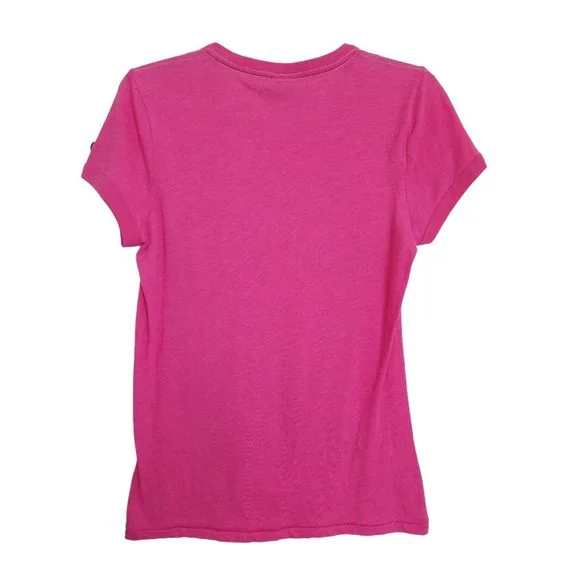 PINK Victoria's Secret T Shirt Let's Snuggle to Keep Warm Pink Large - Picture 8 of 8